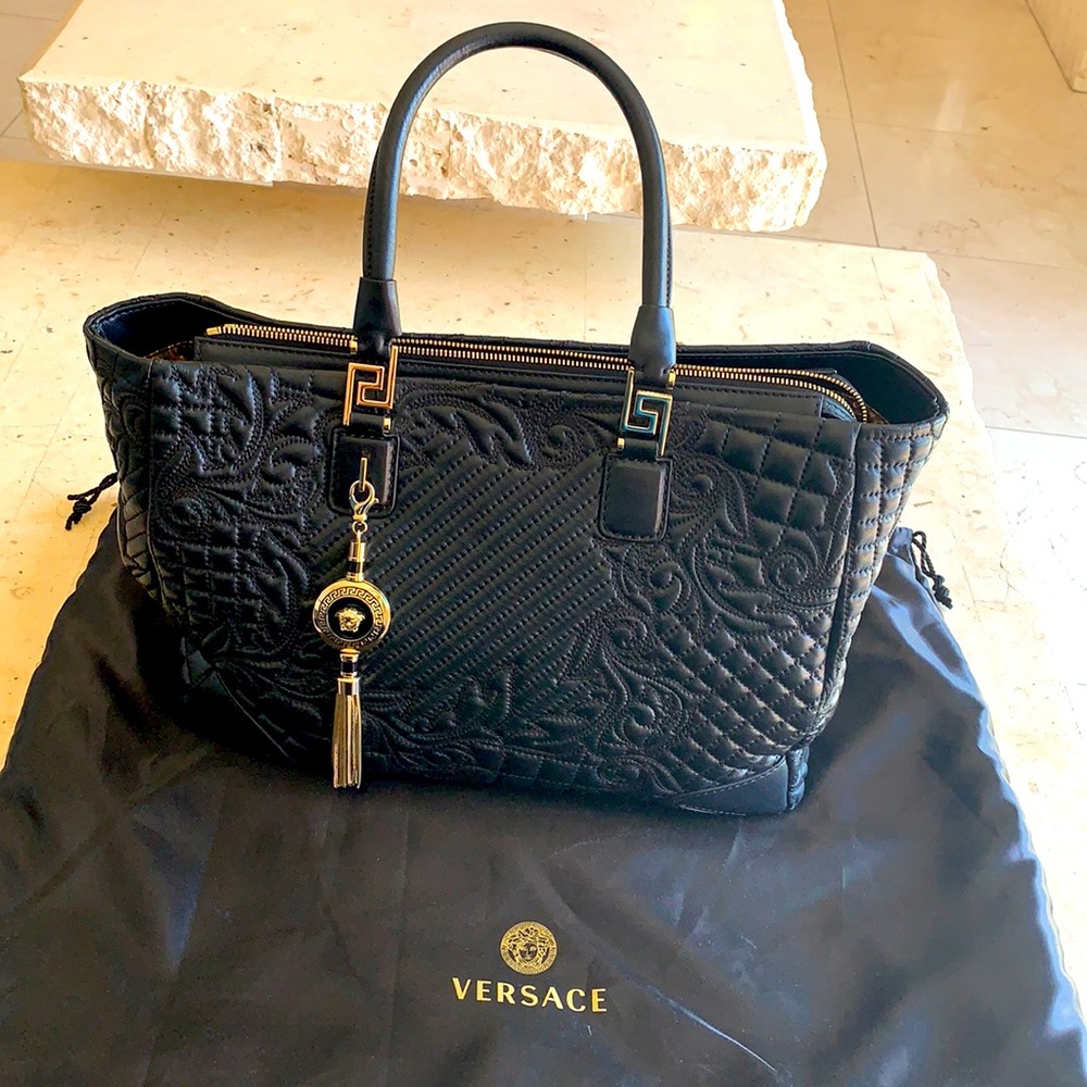 Black Authentic Versace Bag